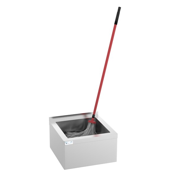 Koolmore Commercial Floor Mop Sink with Deep Basin, 19 in x 22 in x 12 in, 18-Gauge 304 Stainless Steel Frame MPS-1922123 - main